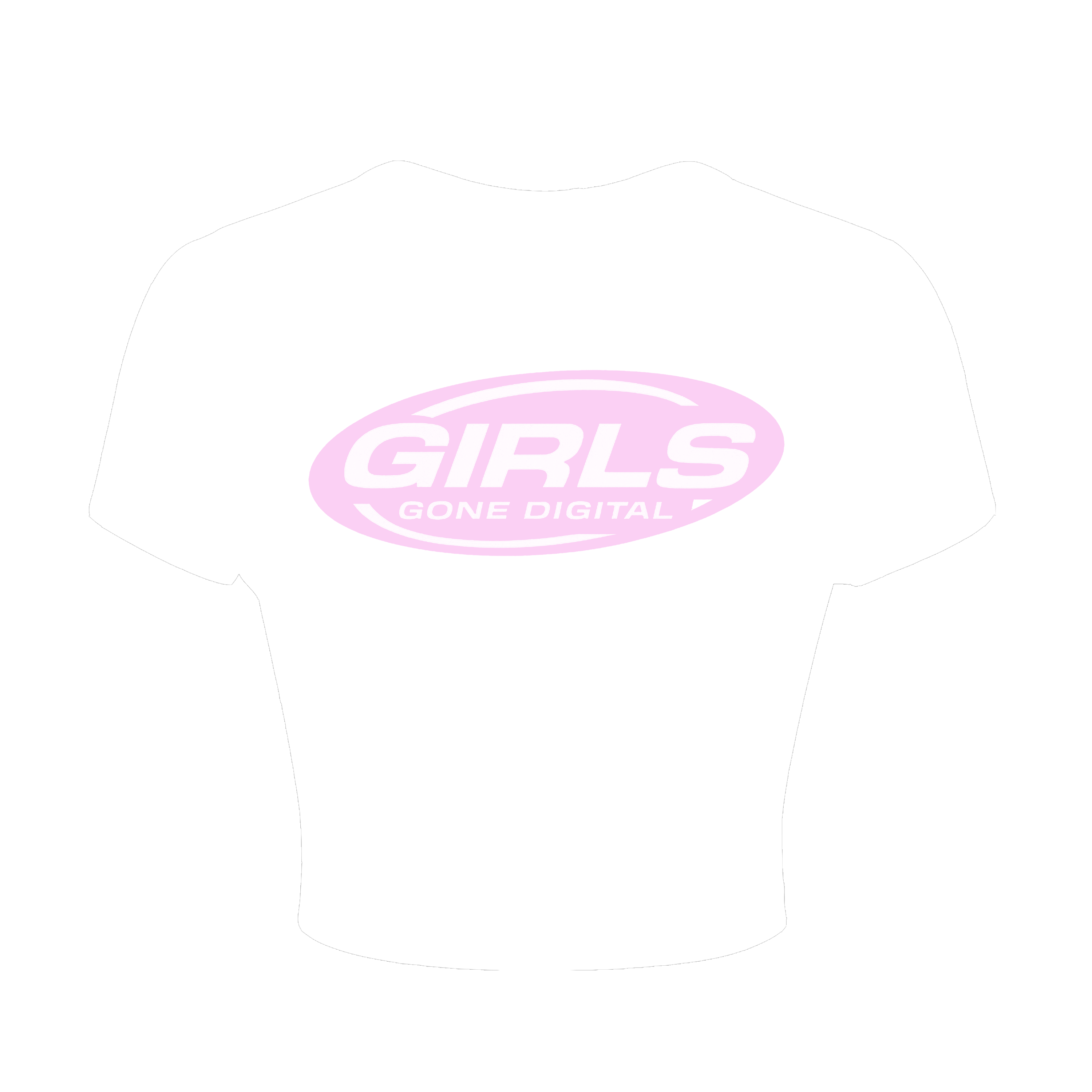 GGD Crop Top White